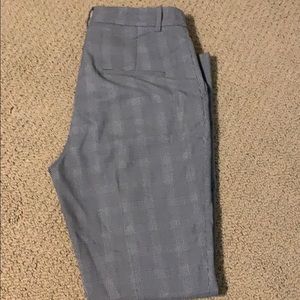 H&M Dress Pants Gray Houndstooth Checked European